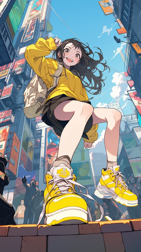 パーカー女子・壁紙０