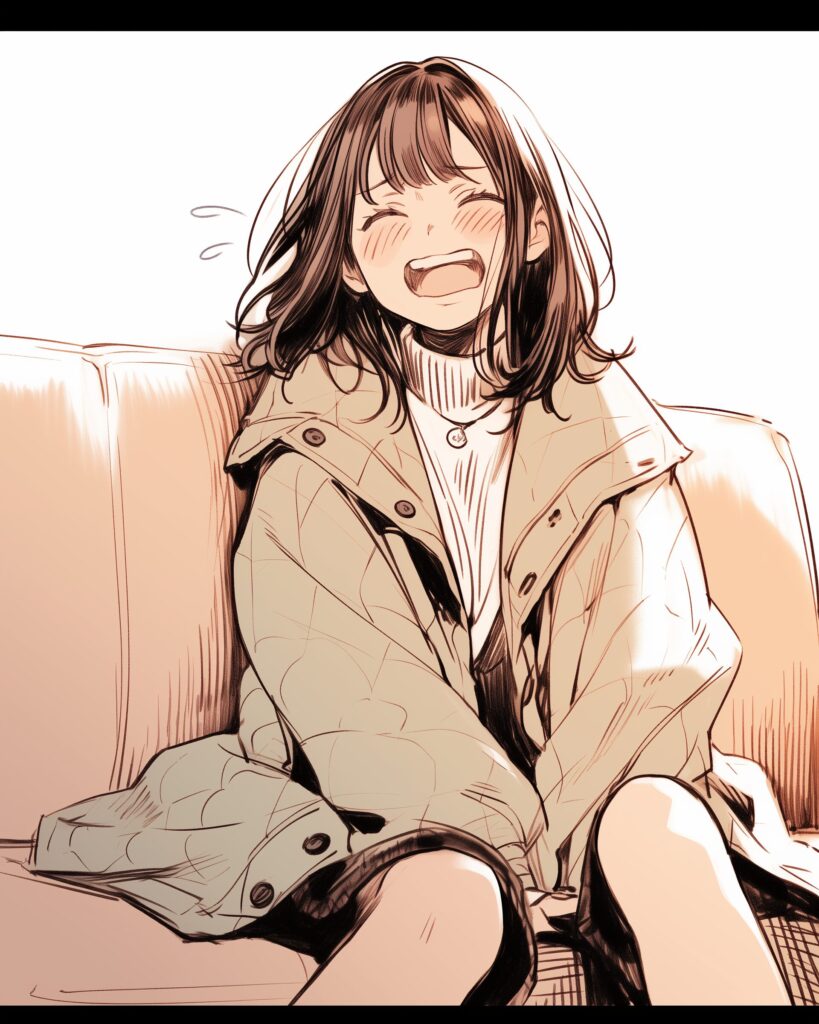 ソファ女子０