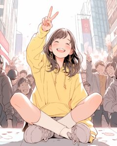 イエローピース女子０