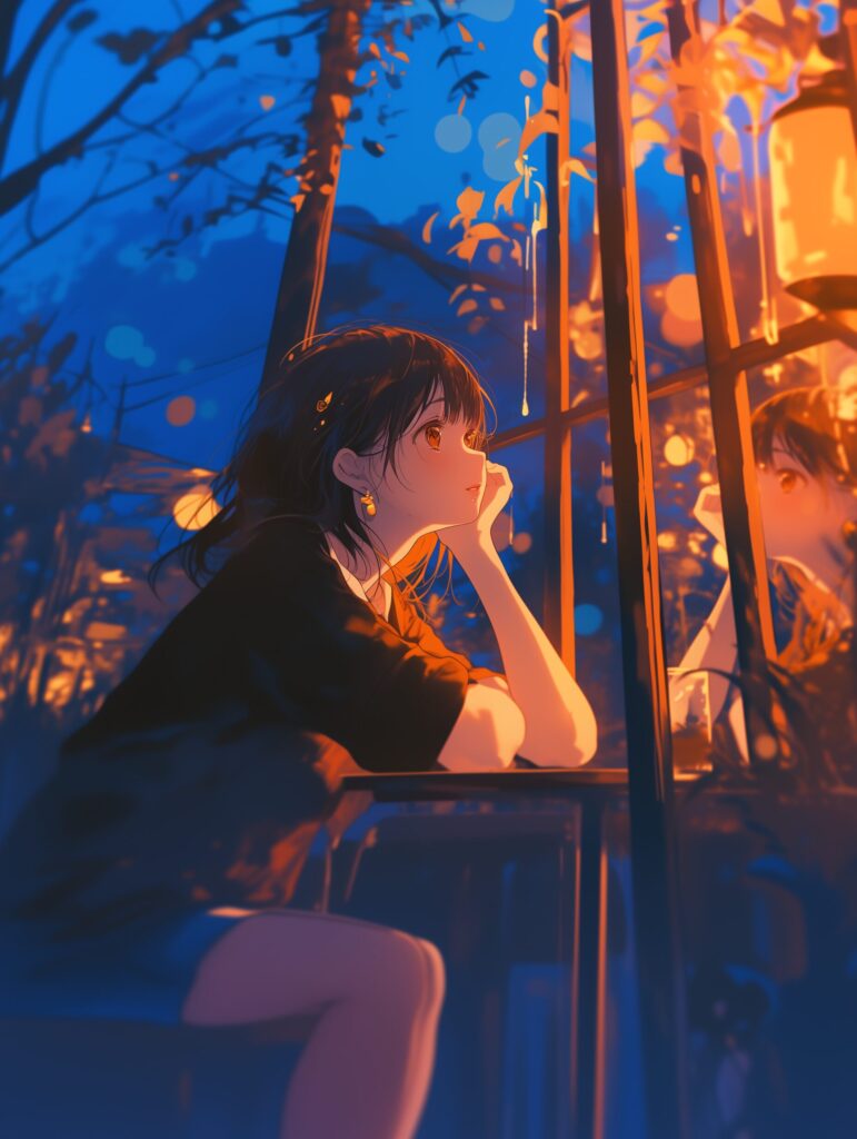 夜・女の子０