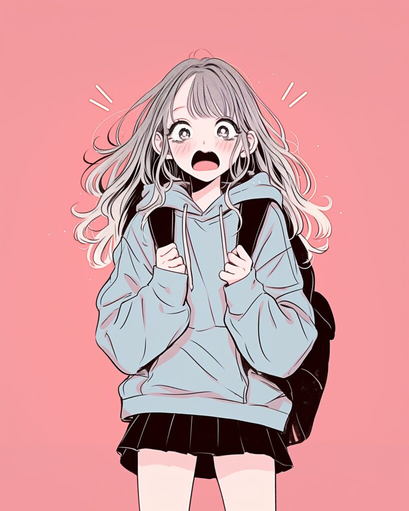 驚き女子０
