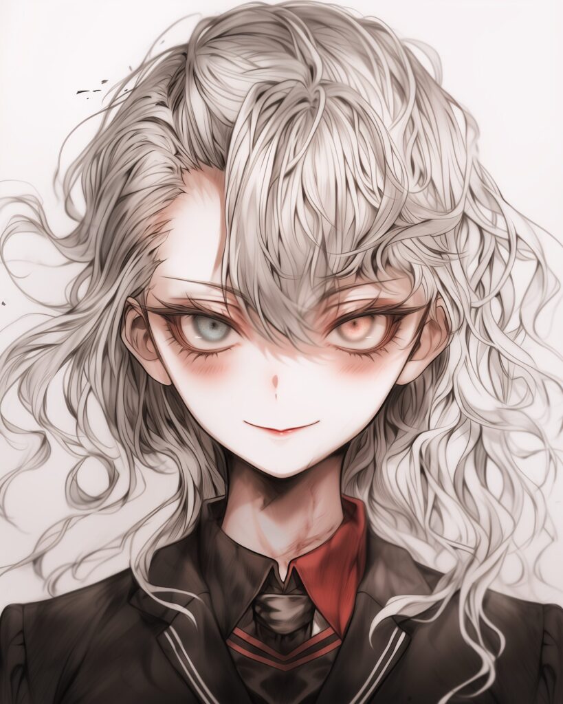 2つの顔を持った女の子０