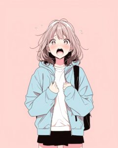 驚き女子０