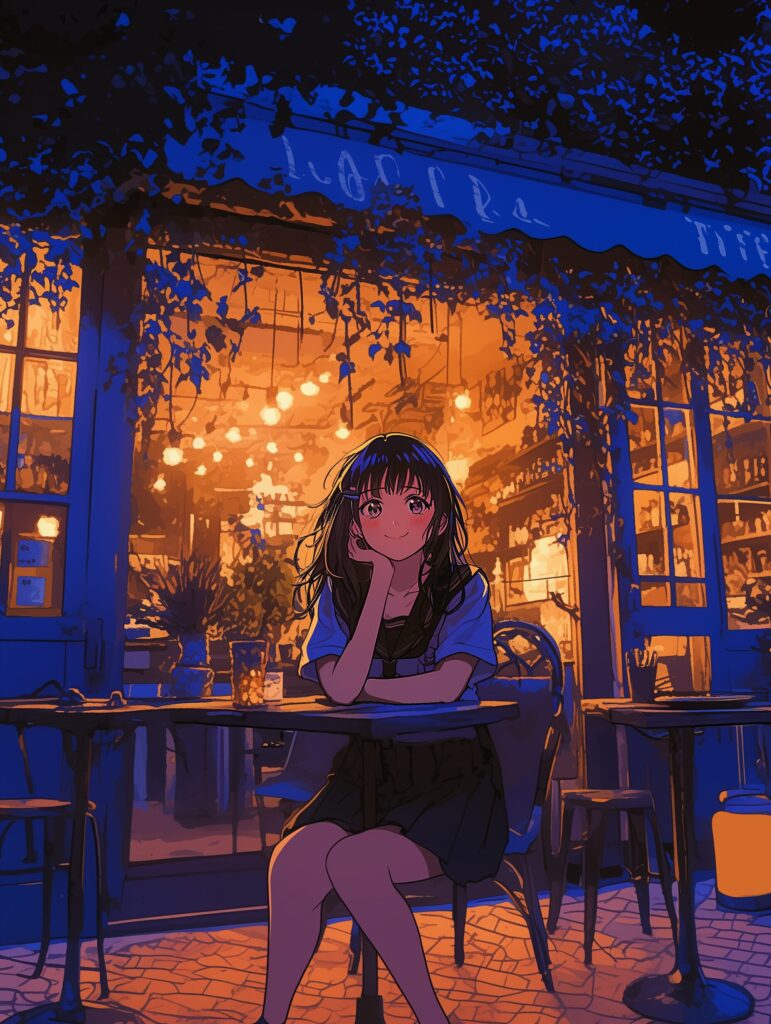 夜・女の子０
