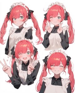 メイド服女子０