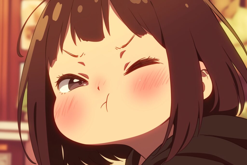 ふてくされ女子０