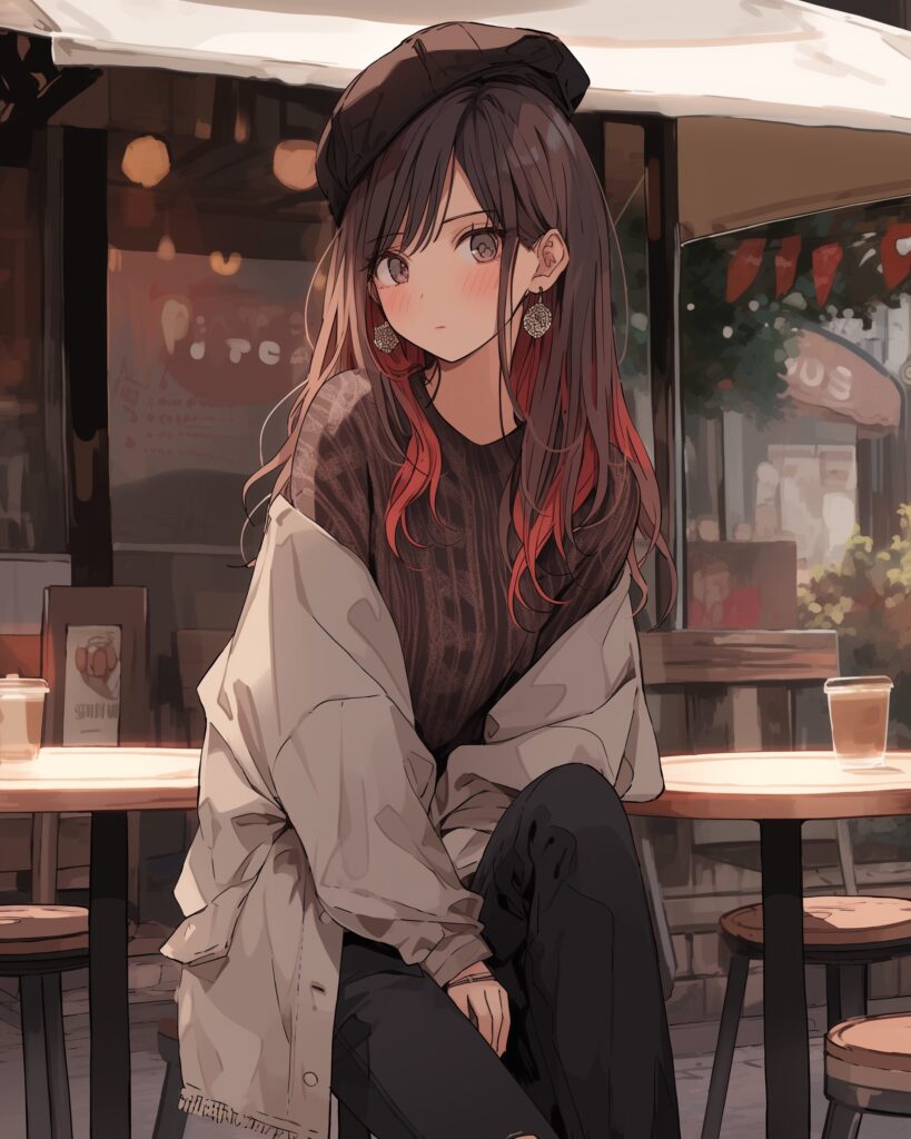 秋服女子０