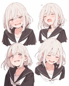 感情的女子０