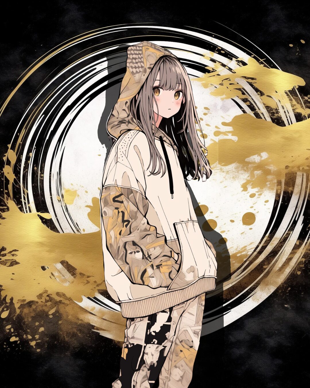 和柄女子０