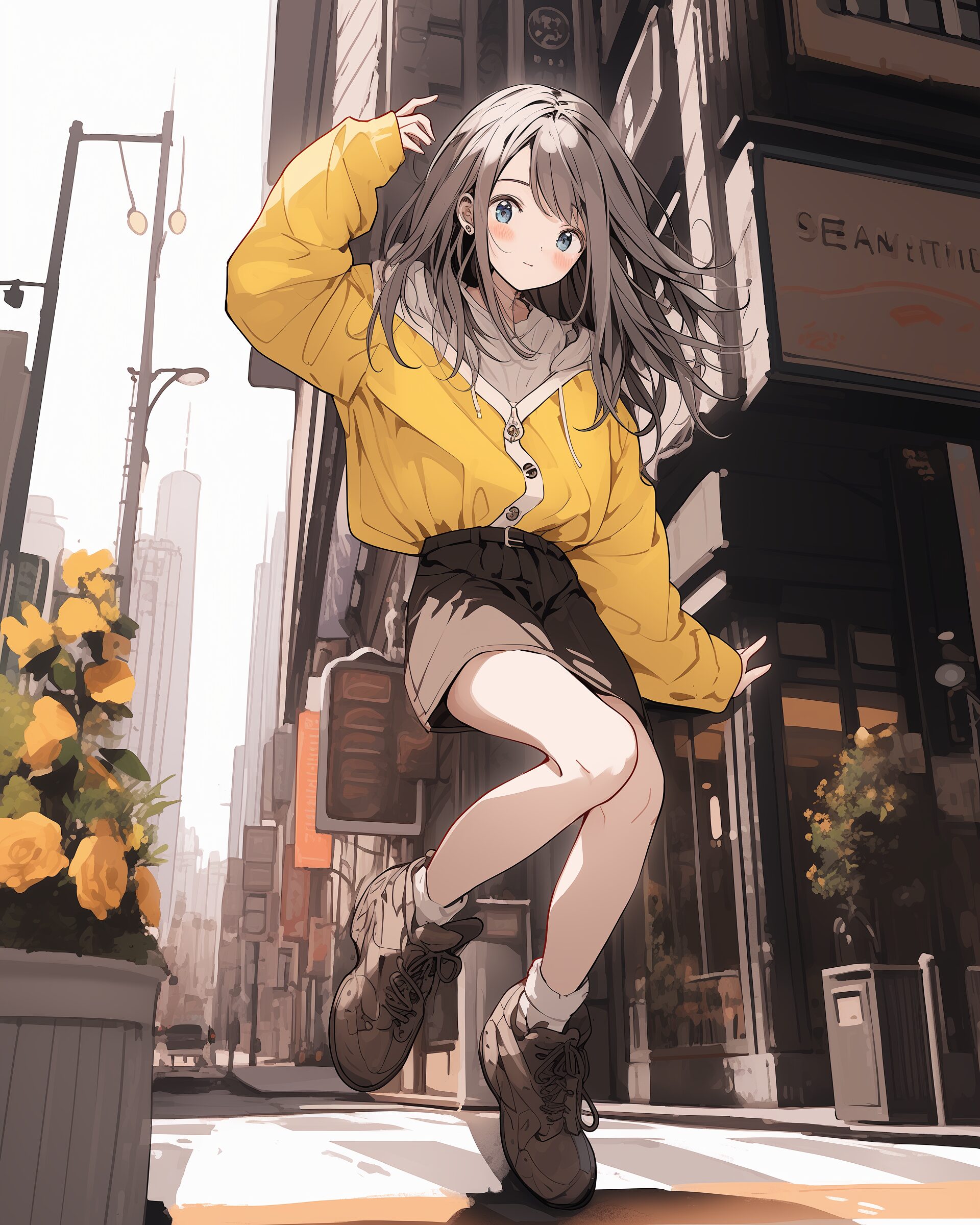 秋服女子０