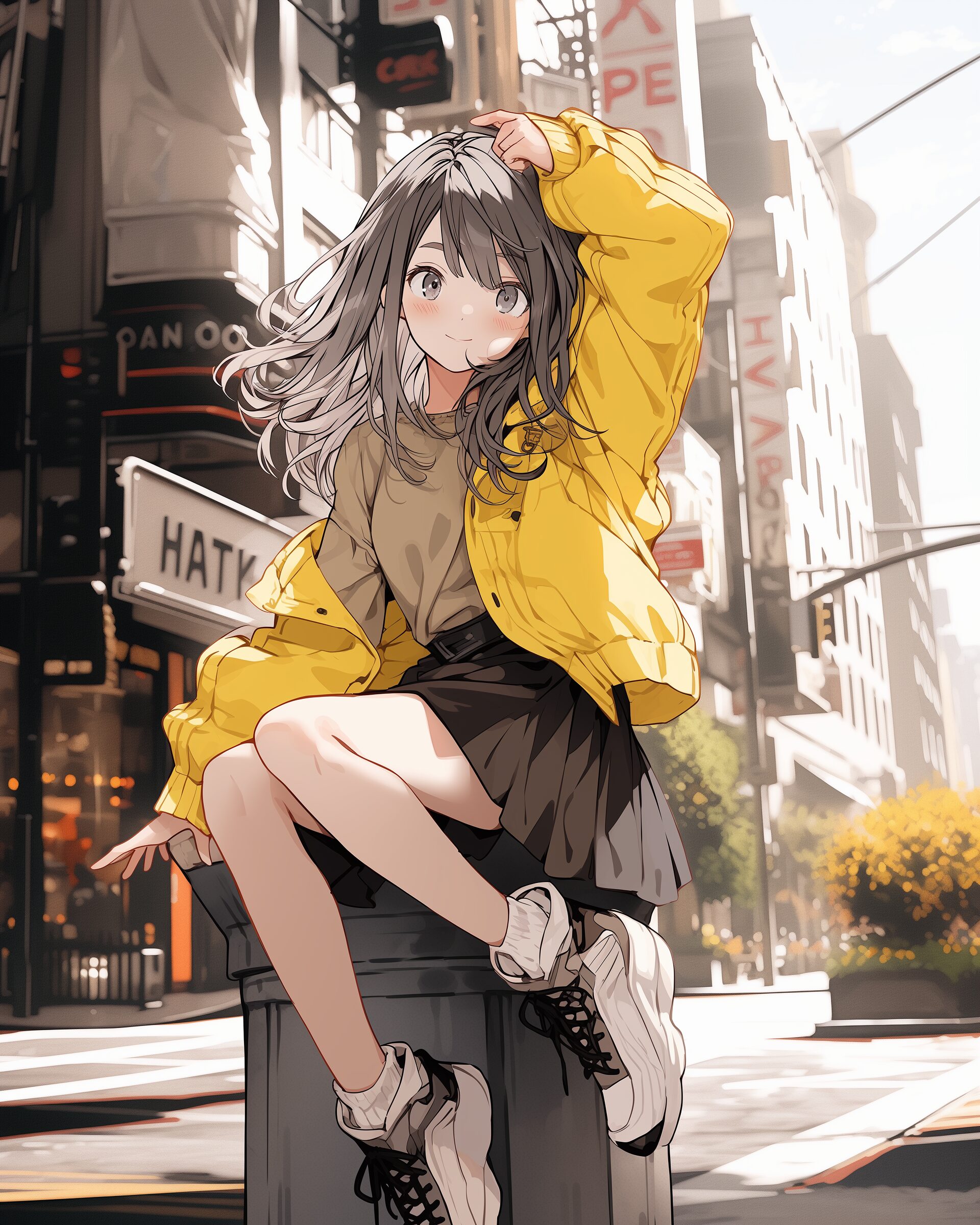 秋服女子０