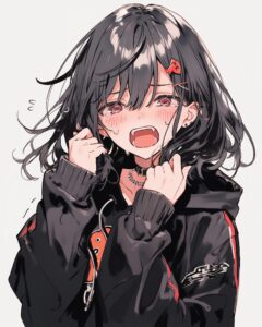 感情的女子０