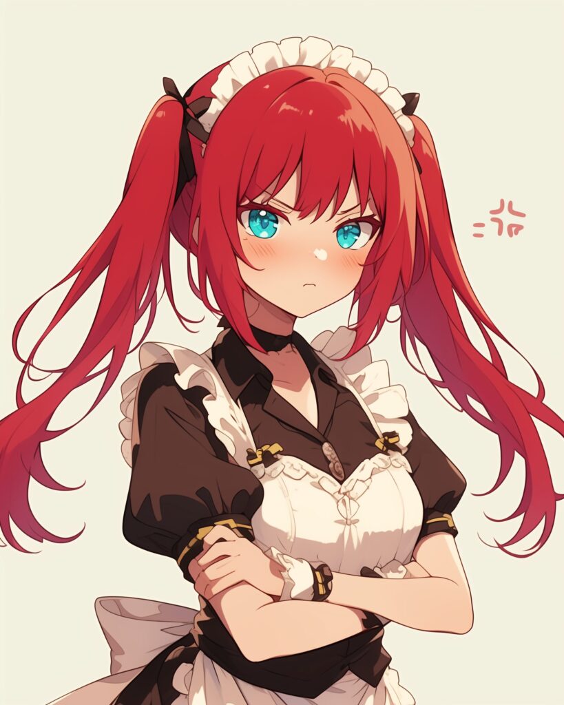メイド服女子０