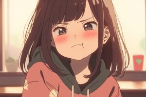ふてくされ女子０