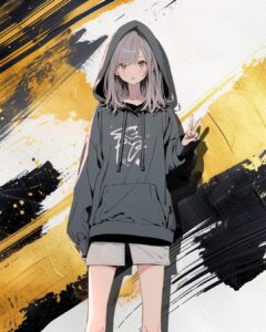 和柄女子０