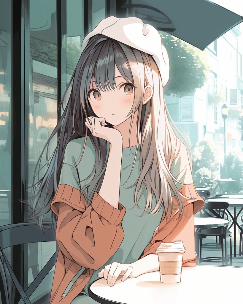 秋服女子０