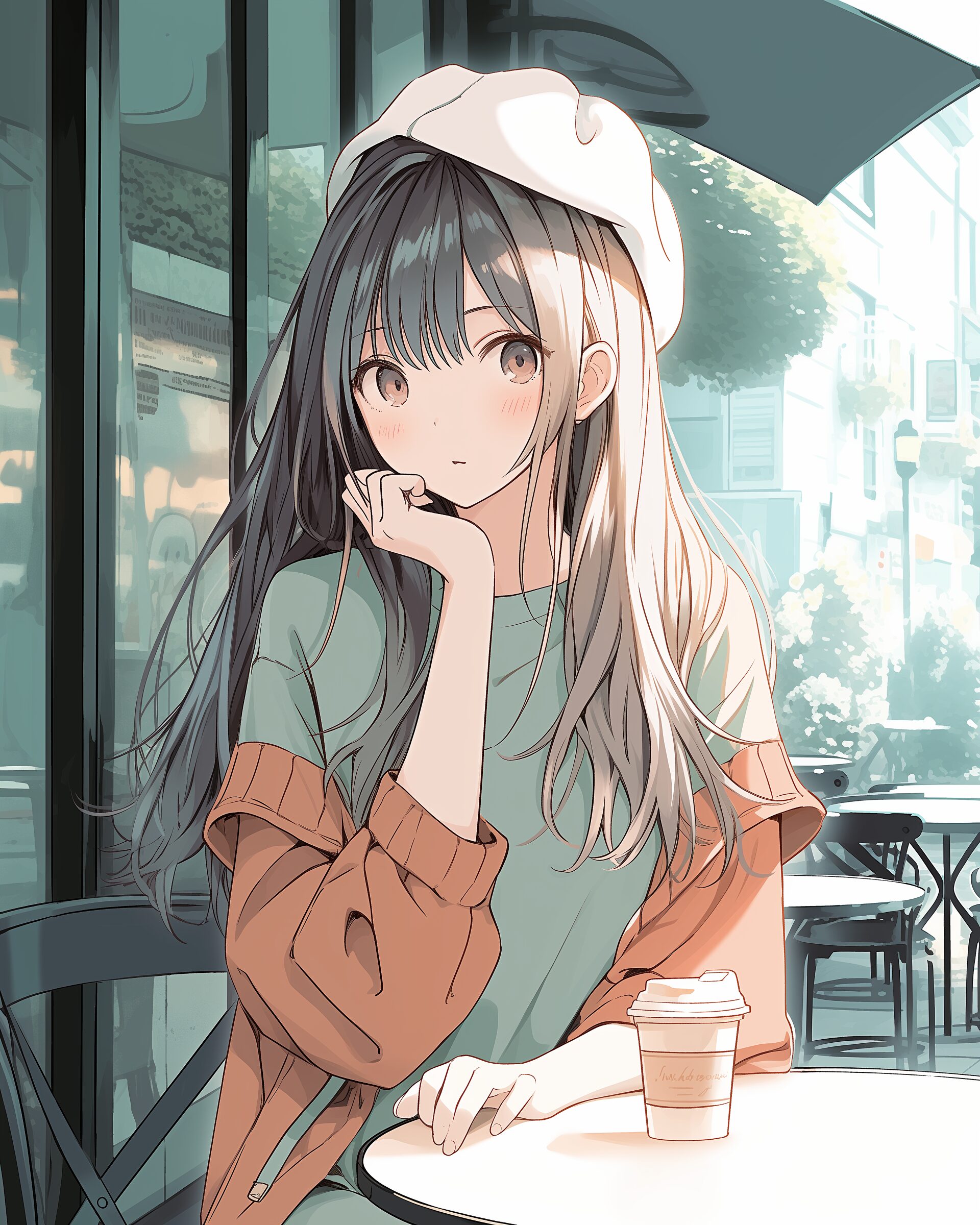 秋服女子０