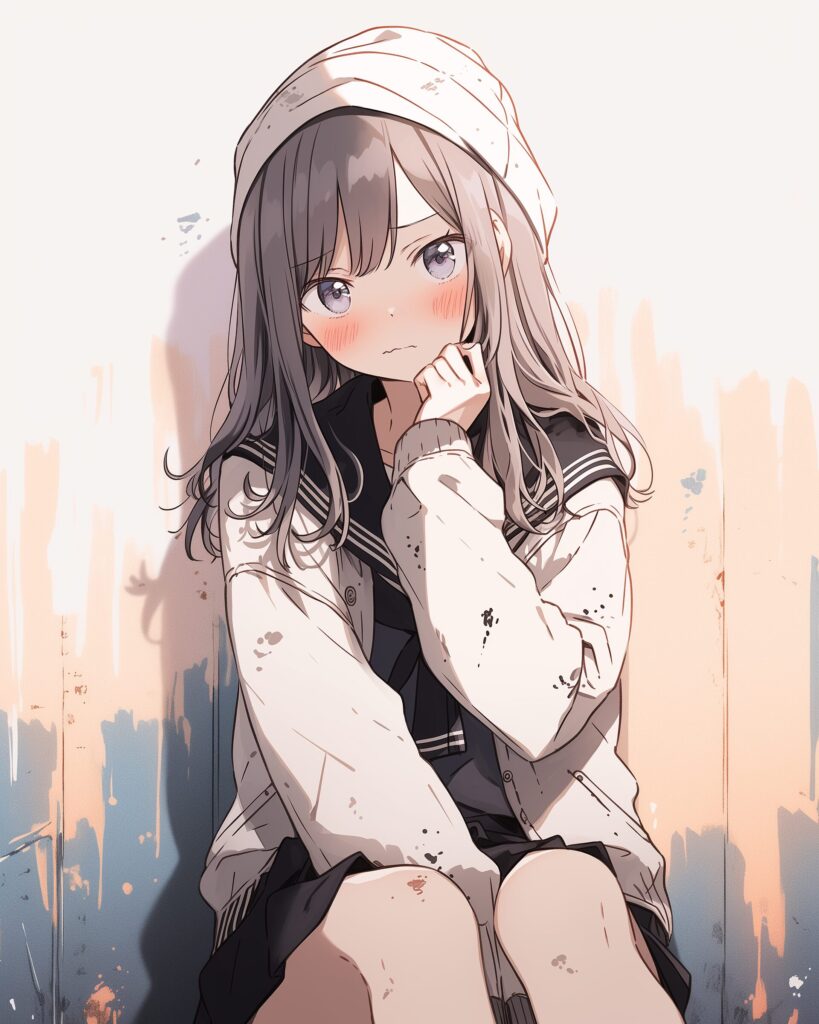 秋服女子０