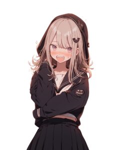 感情的女子０