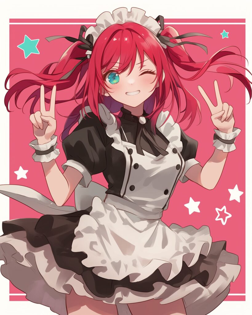 メイド服女子０