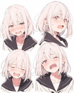 感情的女子０