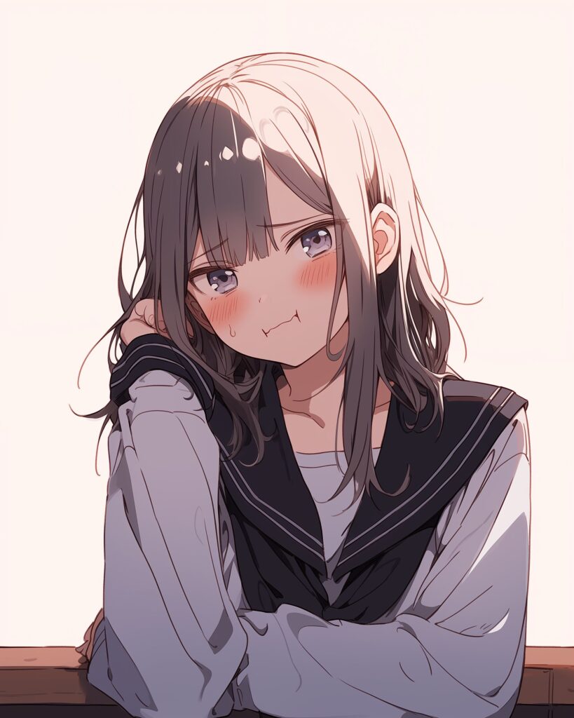 感情的女子０