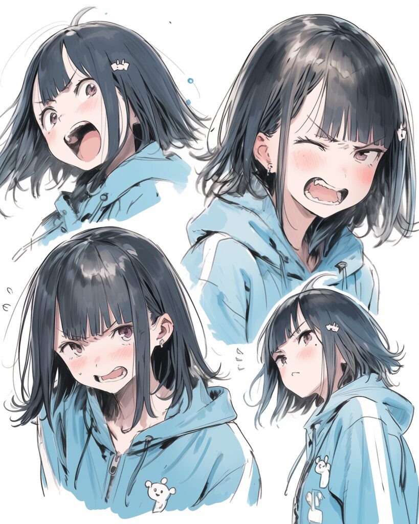 感情的女子０