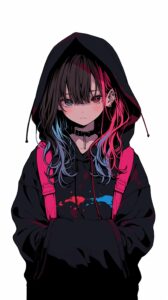 パーカー女子の壁紙