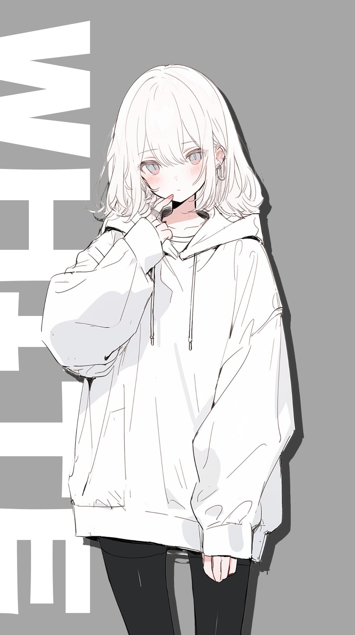 パーカー女子の壁紙1