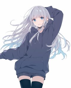 銀髪女子０