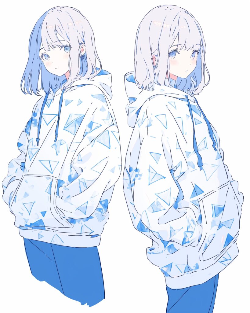 BLUEパーカー女子の喜怒哀楽０