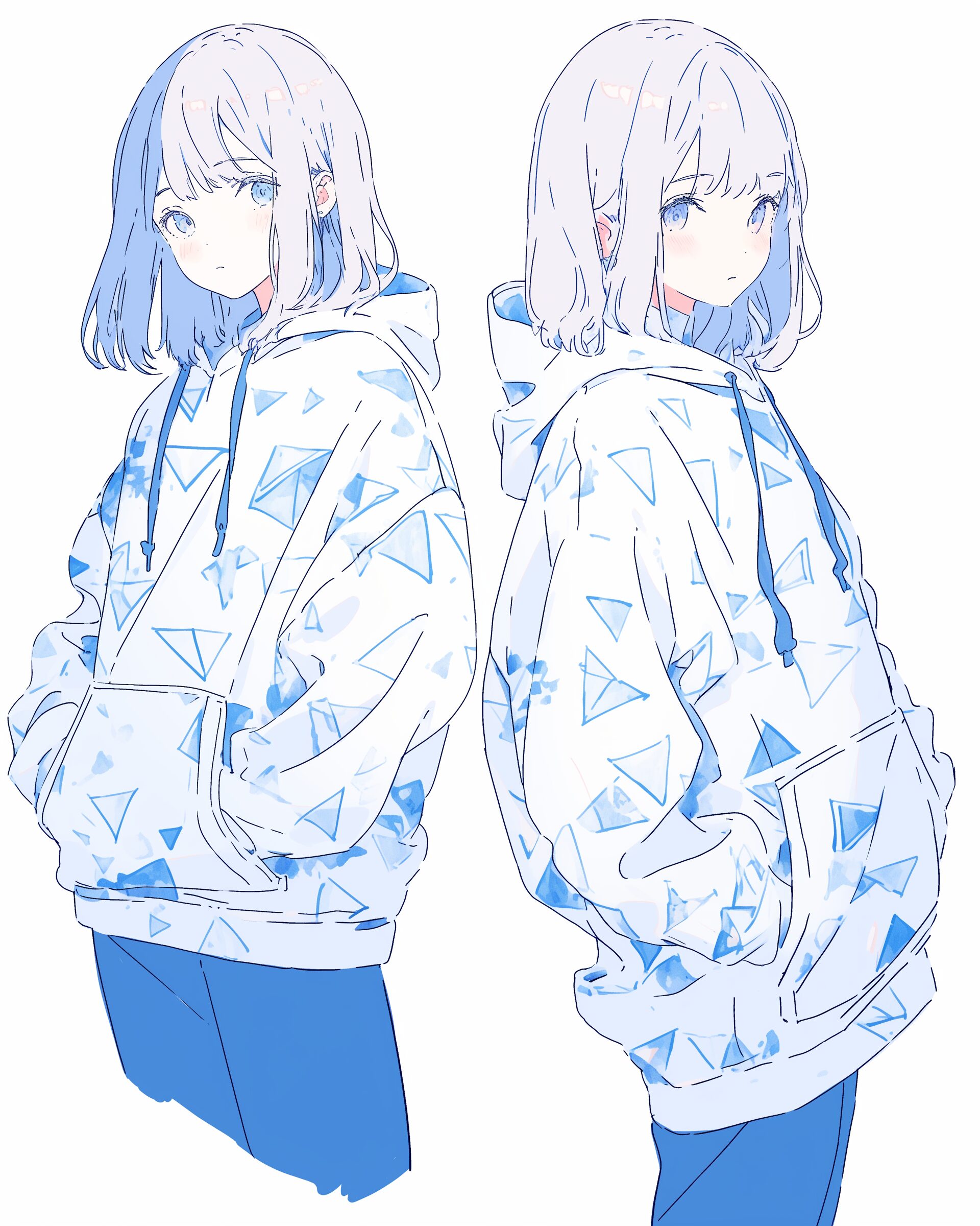 BLUEパーカー女子の喜怒哀楽０