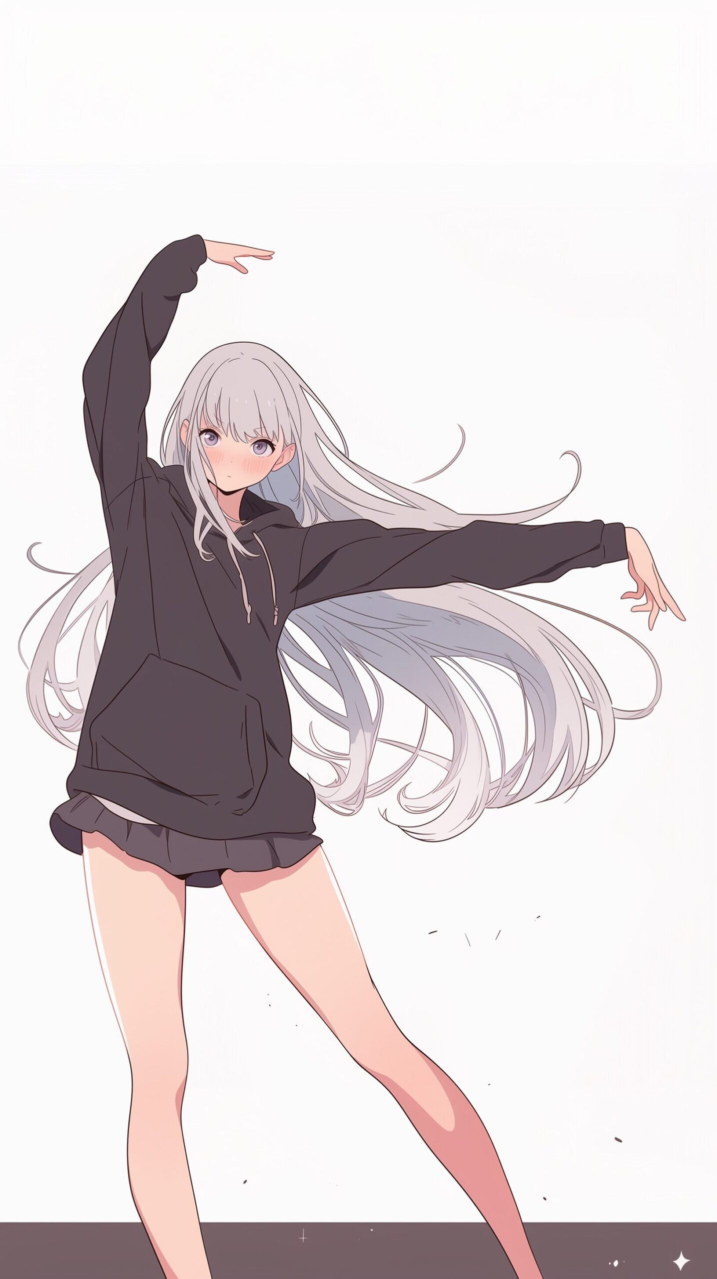 【壁紙】パーカー女子0