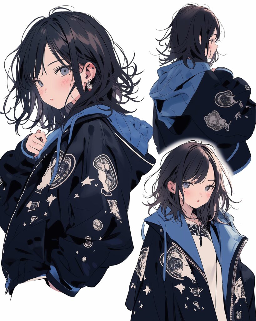 パーカー女子０