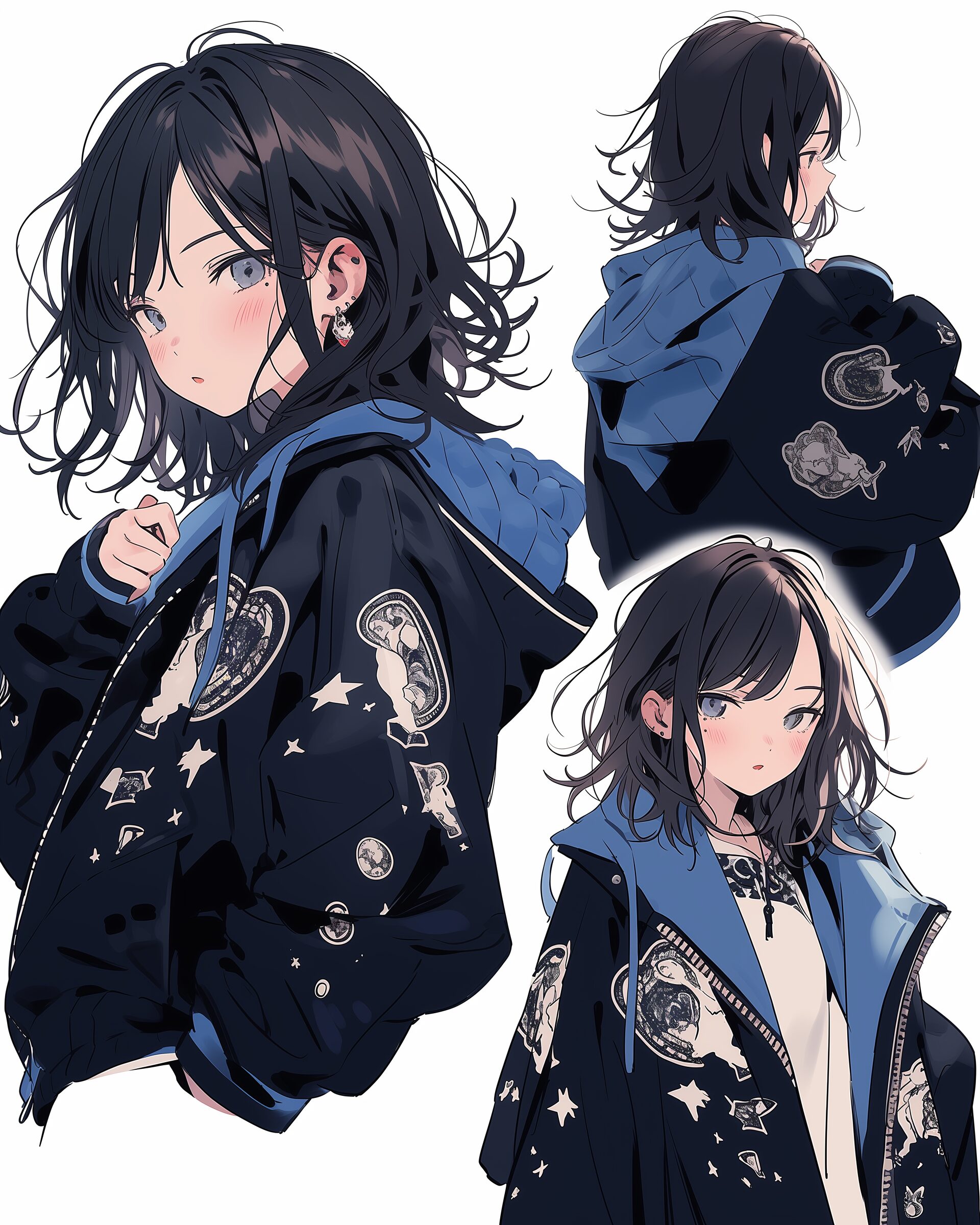 パーカー女子0