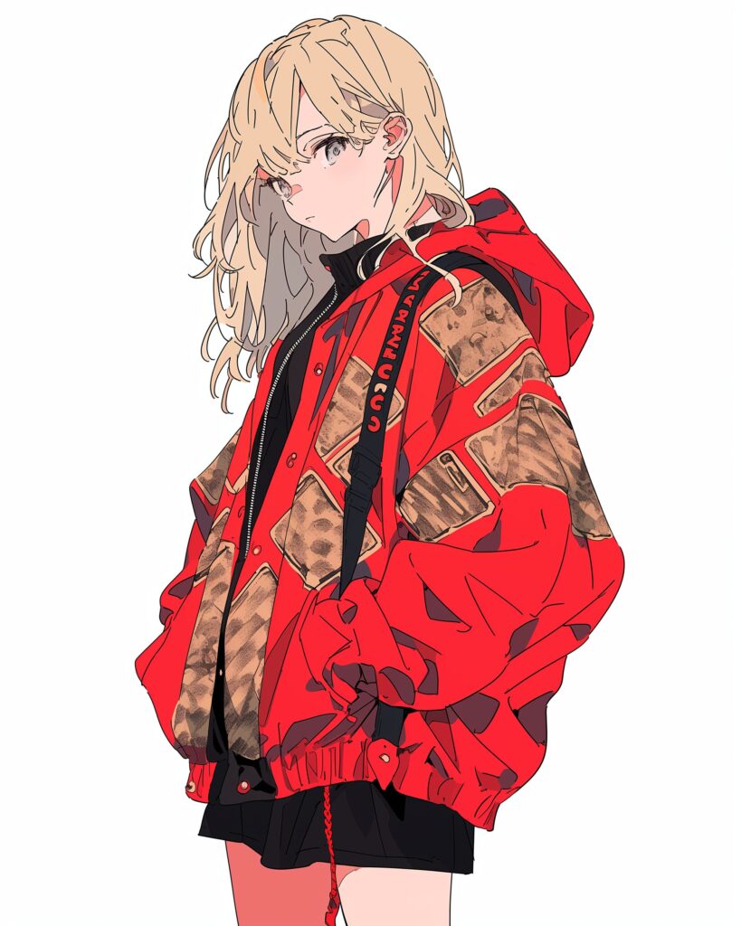 REDジャケット女子０