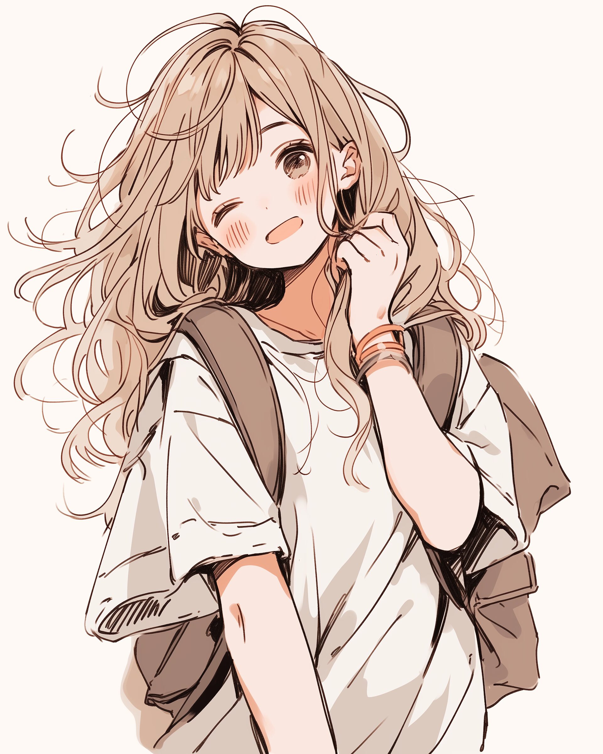パーカー女子0