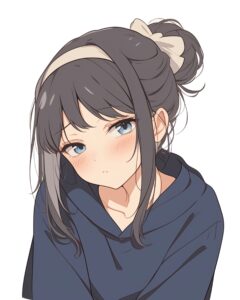 ヘアバンド女子０