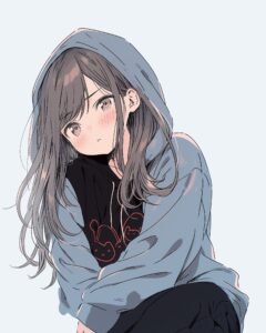 パーカー女子０