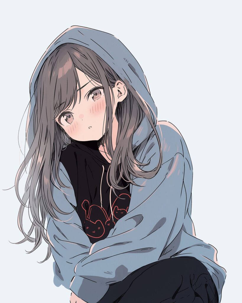パーカー女子０
