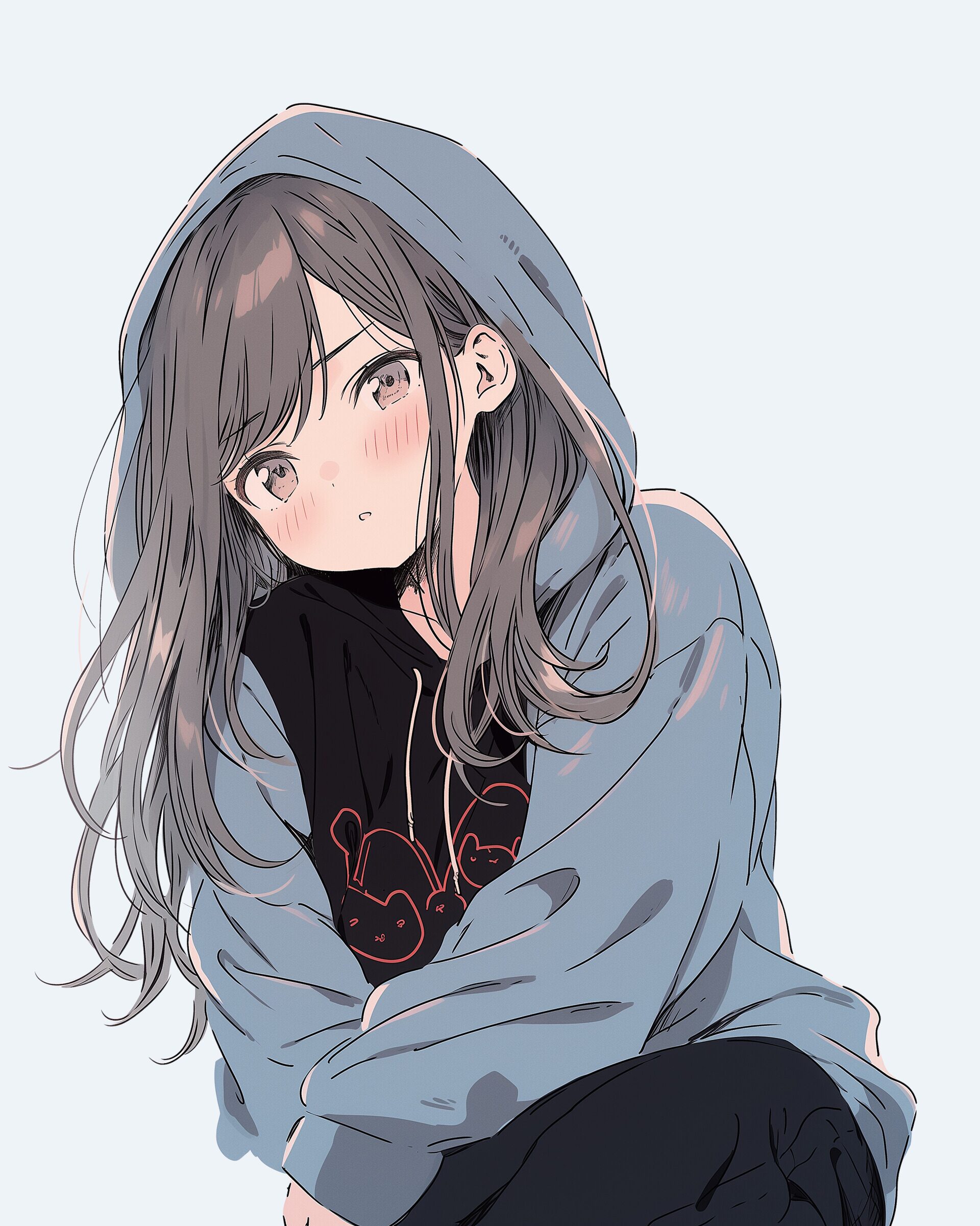 パーカー女子0