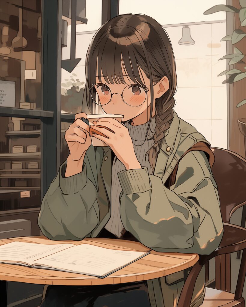 カフェ女子０
