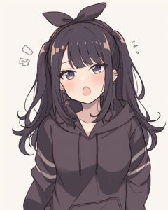 ヘアバンド女子０