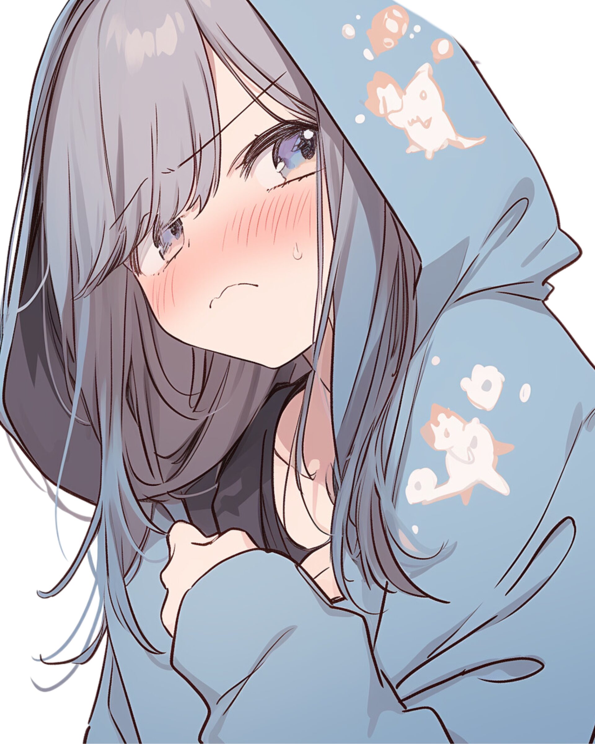 BLUEパーカー女子の喜怒哀楽０