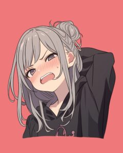 シルバーヘア女子０