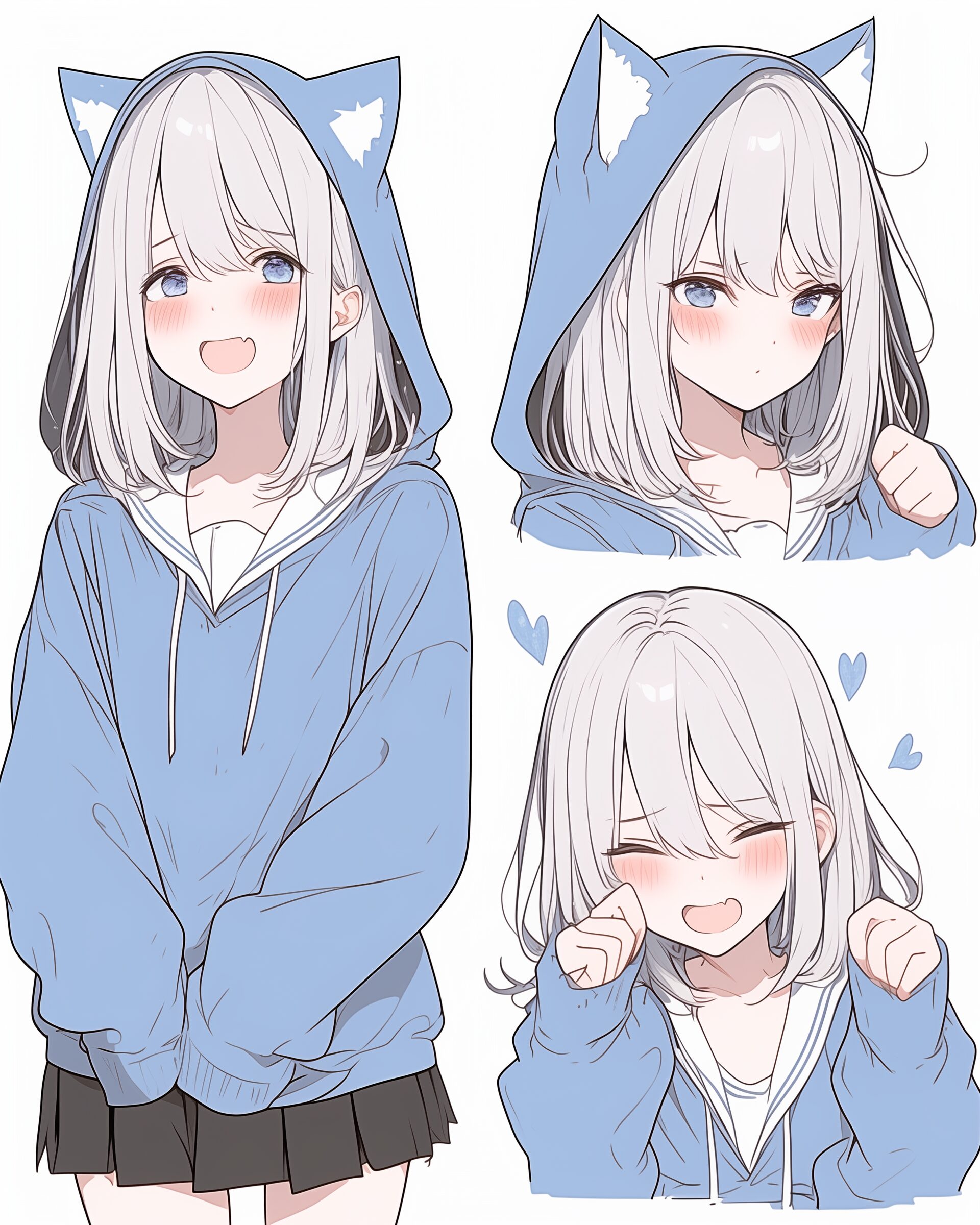BLUEパーカー女子の喜怒哀楽1