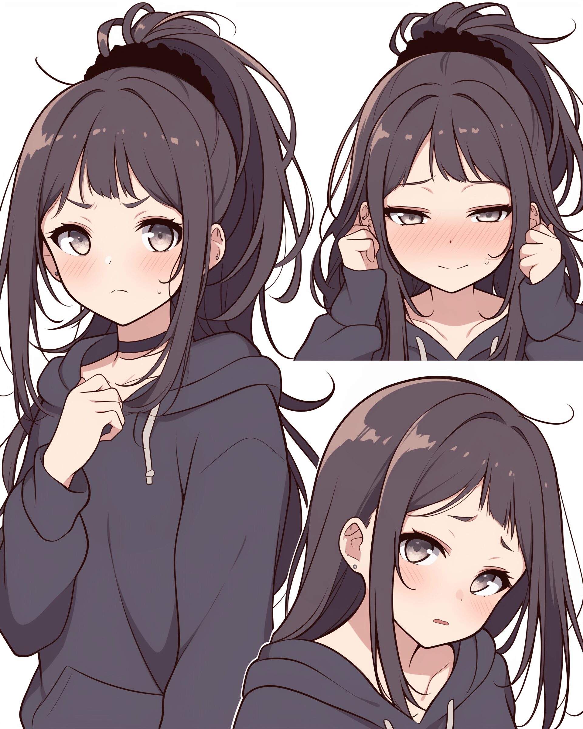 ヘアバンド女子０