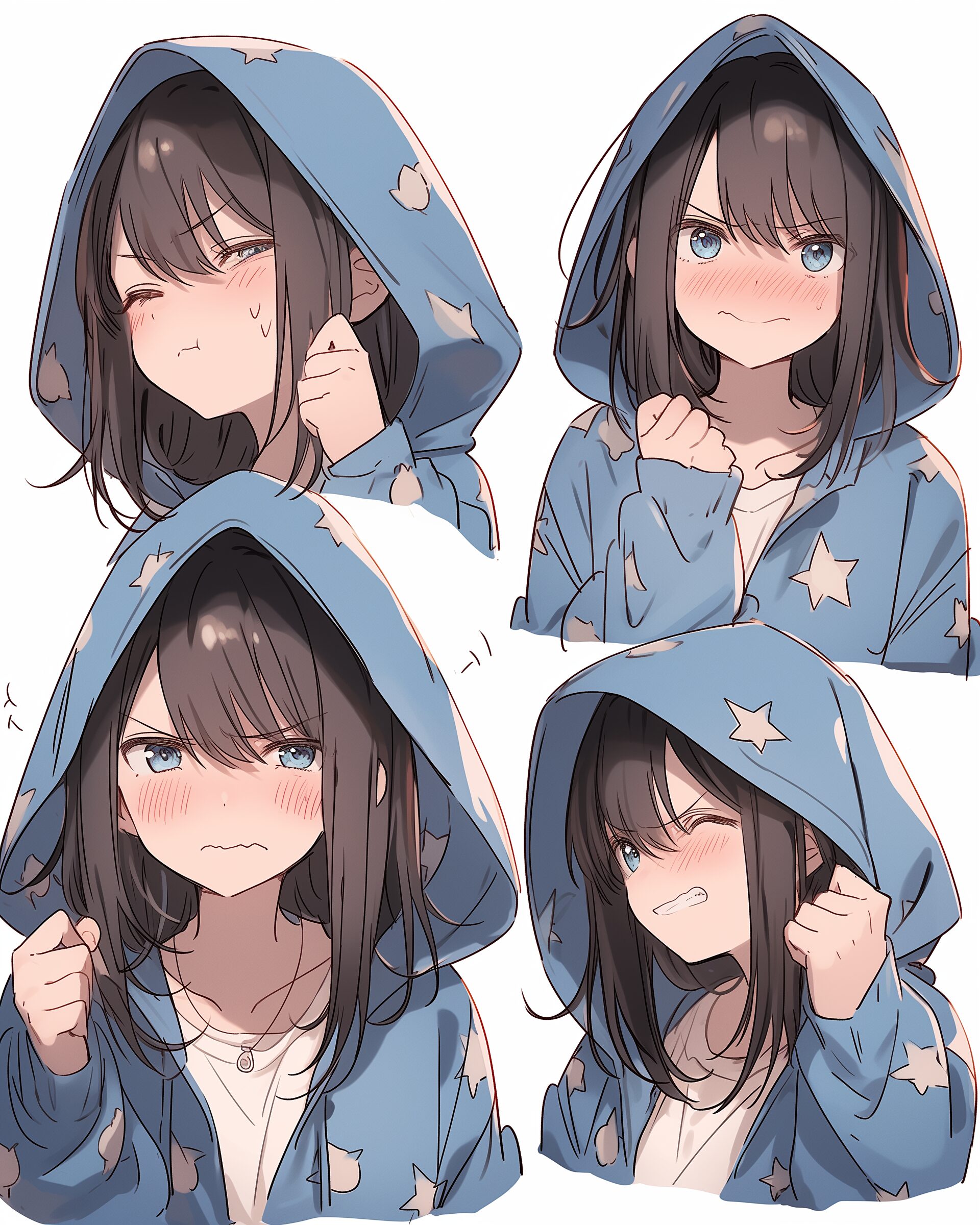 BLUEパーカー女子の喜怒哀楽0