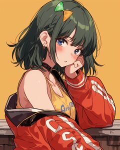 REDジャケット女子０