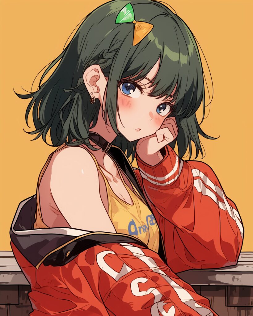 REDジャケット女子０